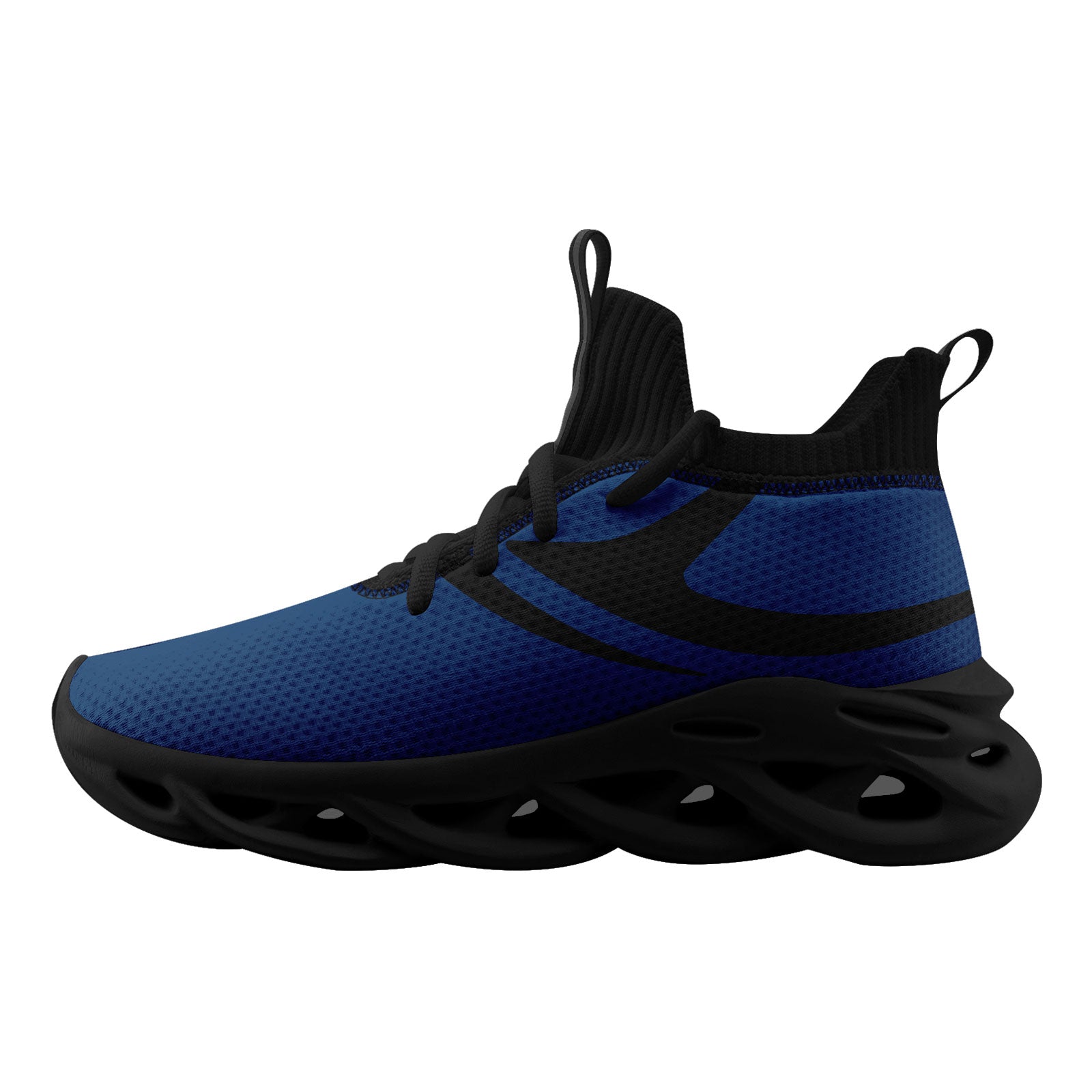 Custom Blue Black Indianapolis Football Jersey and Sports Shoes Combo Offer Personalized Combo ZH-D025008-16