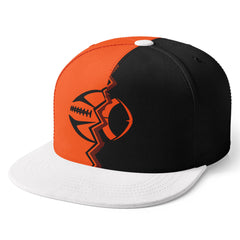 Custom Orange Black Ohio Hat Sport Design Cap Stitched Adjustable Personalized PR067B-D028017-19