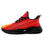 Custom Spain 2026 World Cup Sneakers DIY Country Flag Running Shoes Lightweight Sport Shoes Gift for Football Fans Personalized Team Name and Logo FN079-F020028-4
