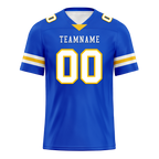 Custom Blue Classic Style Personalized Authentic Football Jersey FBJ02-bd0a70bb