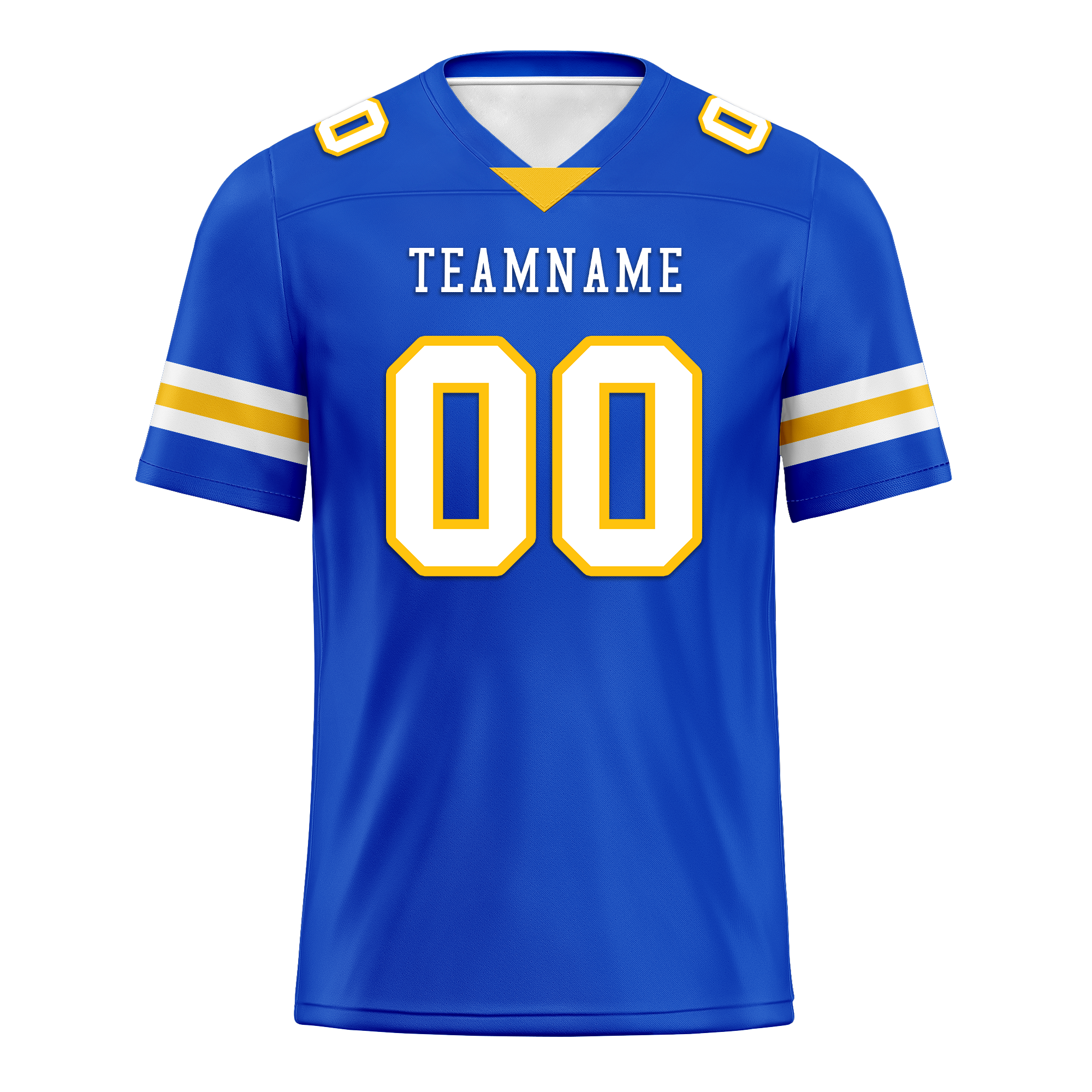 Custom Blue Classic Style Personalized Authentic Football Jersey FBJ02-bd0a70bb