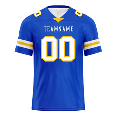 Custom Blue Classic Style Personalized Authentic Football Jersey FBJ02-bd0a70bb