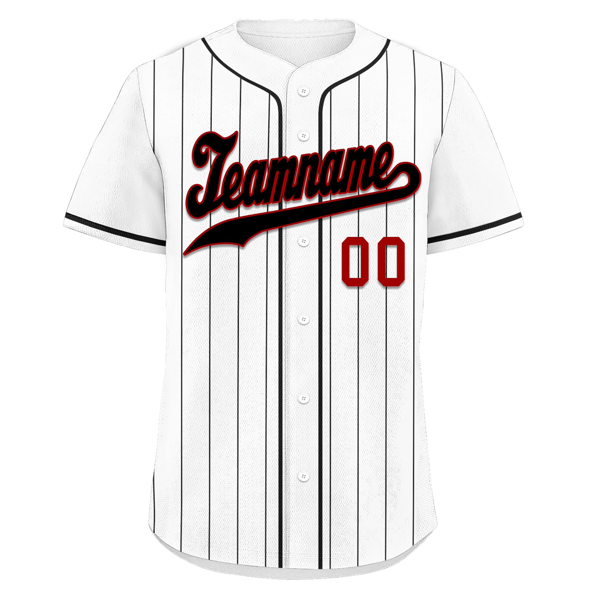 Custom White Stripe Fashion Personalized Authentic Baseball Jersey BSBJ01-D017224