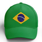 Personalized 2026 Brazil Soccer Fan Hat - Add Your Name & Design Custom 2026 Football Tournament Hat YW061-F027074-1