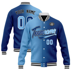 Custom Gradient Fashion Jacket Bomber Full-Snap Varsity Letterman Personalized Jacket FZ005-D028016-23