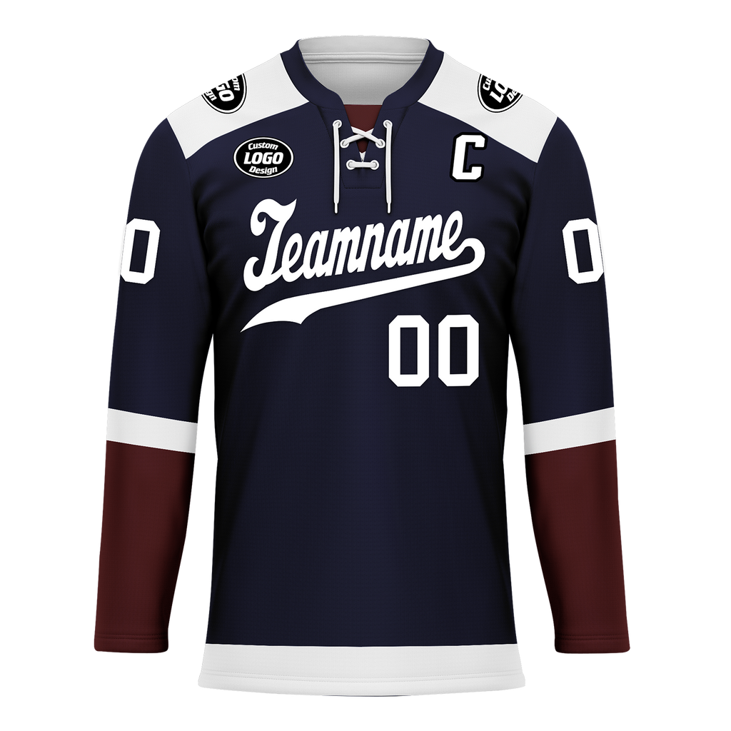 Custom Blue Personalized Hockey Jersey HCKJ01-D0a70eb
