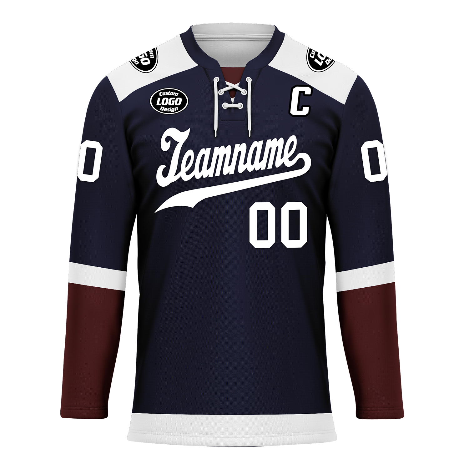 Custom Blue Personalized Hockey Jersey HCKJ01-D0a70eb