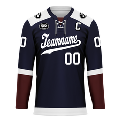 Custom Blue Personalized Hockey Jersey HCKJ01-D0a70eb