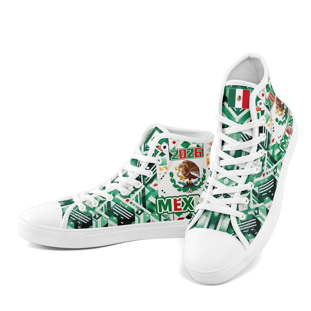 Custom 2026 World Cup Mexico Sneakers DIY Country Flag Running Shoes Lightweight Sport Shoes Gift for Football Fans Personalized Team Name and Logo FN024-F023059-5