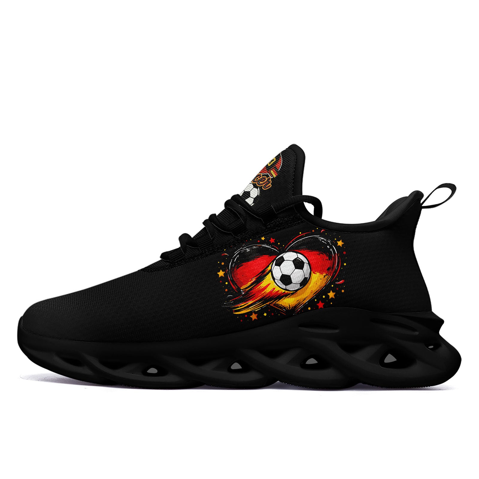 Custom Germany 2026 World Cup Sneakers DIY Country Flag Running Shoes Lightweight Sport Shoes Gift for Football Fans Personalized Team Name and Logo FN003-F025035-6