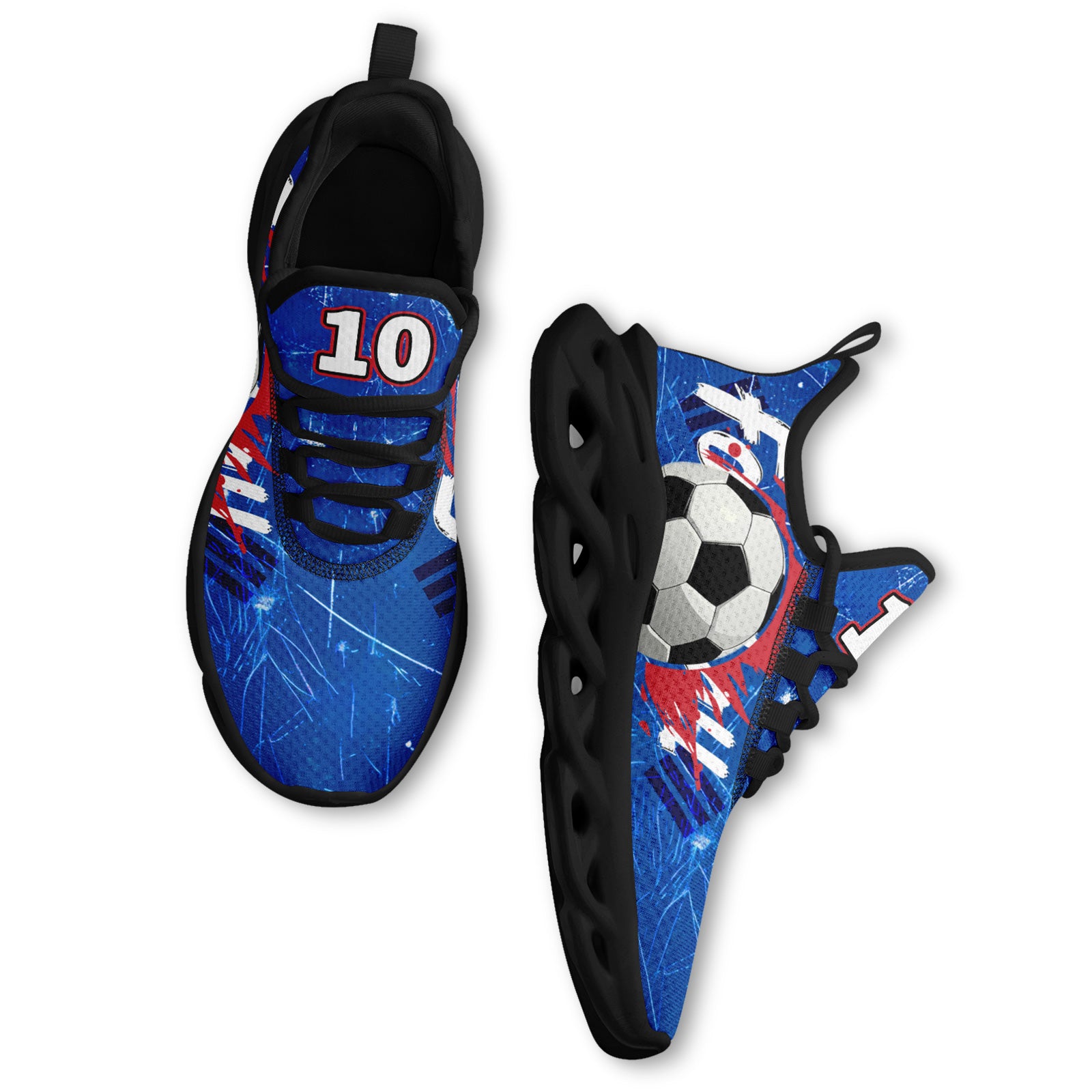 Custom South Korea 2026 World Cup Sneakers DIY Country Flag Running Shoes Lightweight Sport Shoes Gift for Football Fans Personalized Team Name and Logo FN003-F009054-3