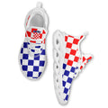 Custom Croatia 2026 World Cup Sneakers DIY Country Flag Running Shoes Lightweight Sport Shoes Gift for Football Fans Personalized Team Name and Logo FN003-F009104-1