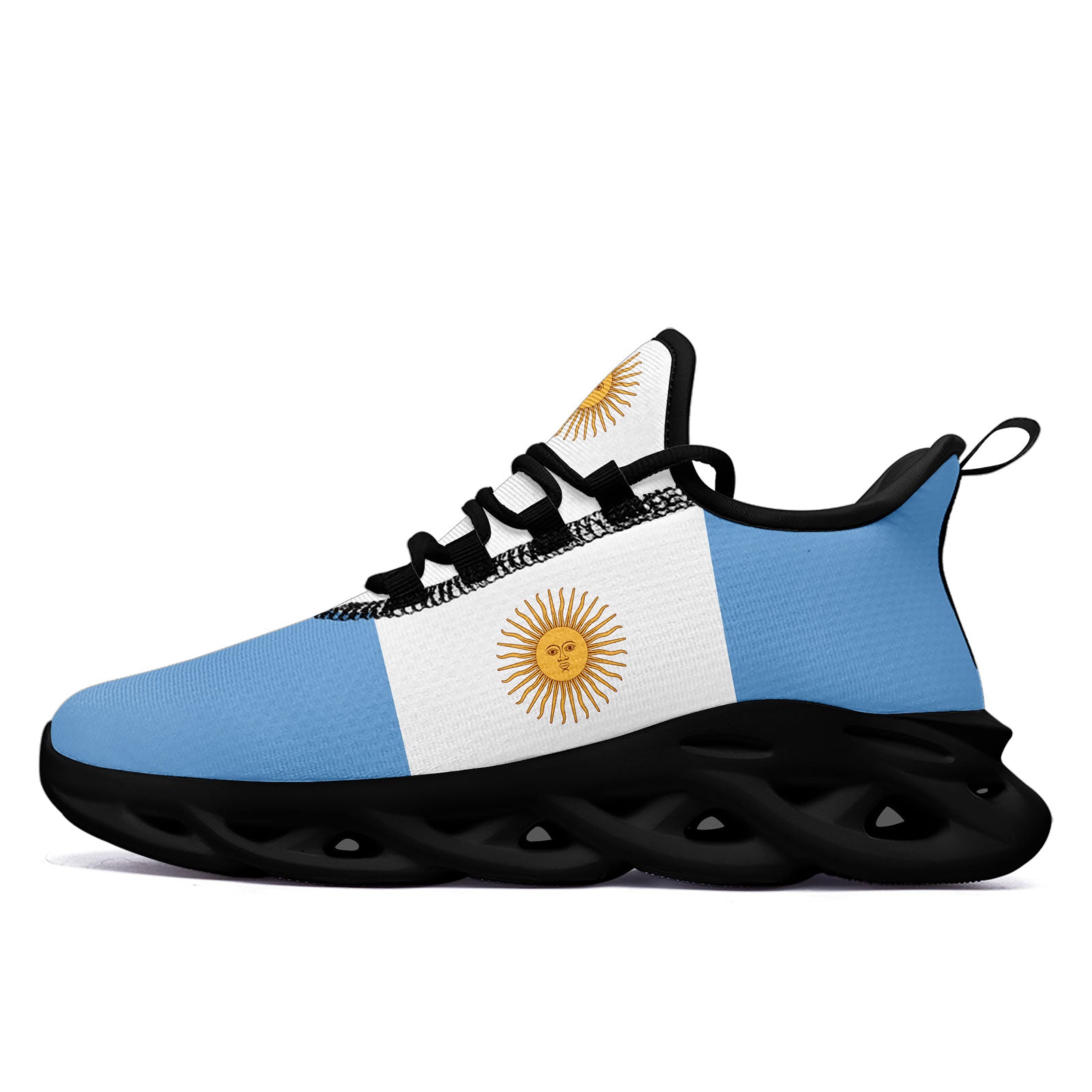Custom 2026 World Cup Argentina Sneakers DIY Country Flag Running Shoes Lightweight Sport Shoes Gift for Football Fans Personalized Team Name and Logo FN027-F027044-1