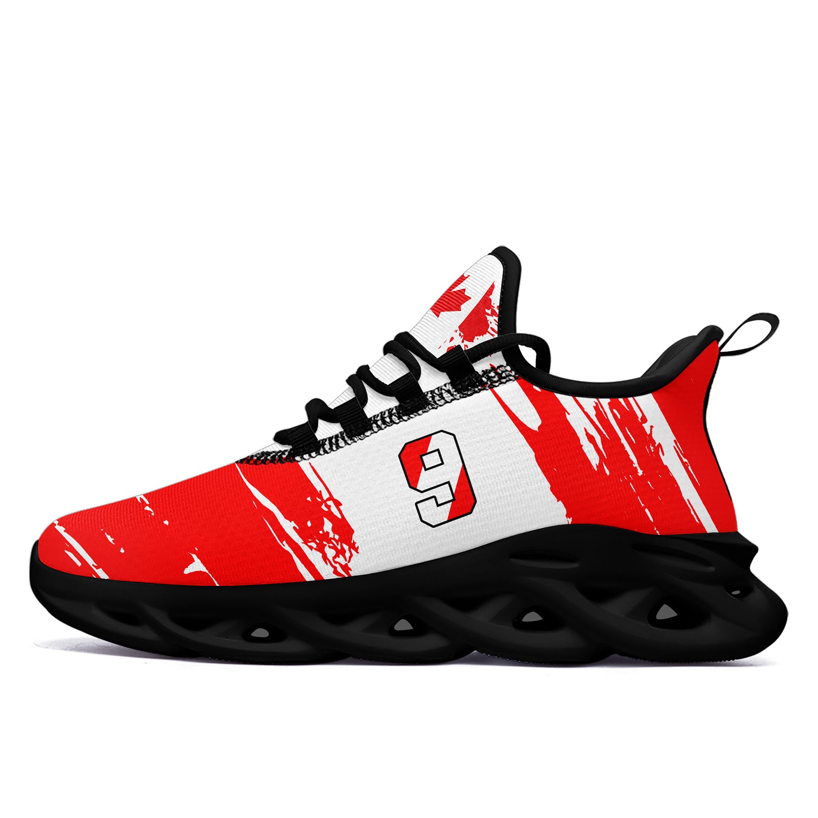 Custom 2026 World Cup Canada Sneakers DIY Country Flag Running Shoes Lightweight Sport Shoes Gift for Football Fans Personalized Team Name and Logo FN003-F023079-7