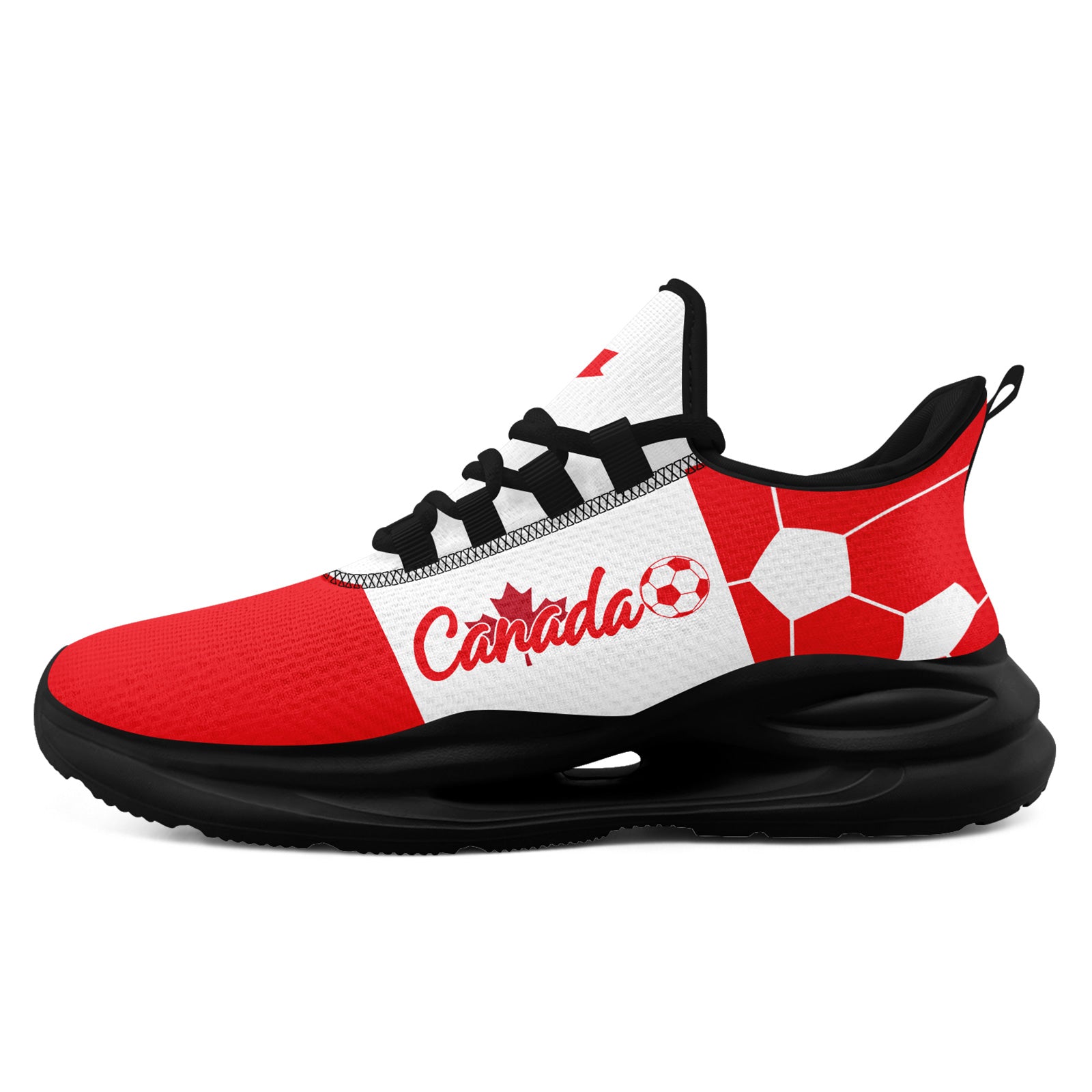 Custom 2026 World Cup Canada Sneakers DIY Country Flag Running Shoes Lightweight Sport Shoes Gift for Football Fans Personalized Team Name and Logo FN079-F023063-2