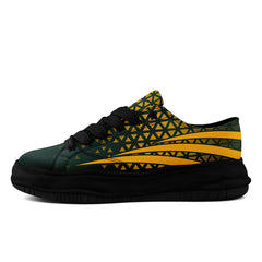 Custom Green Yellow Wisconsin Shoes Personalized Sneaker FN038-D023003-13 Custom Online