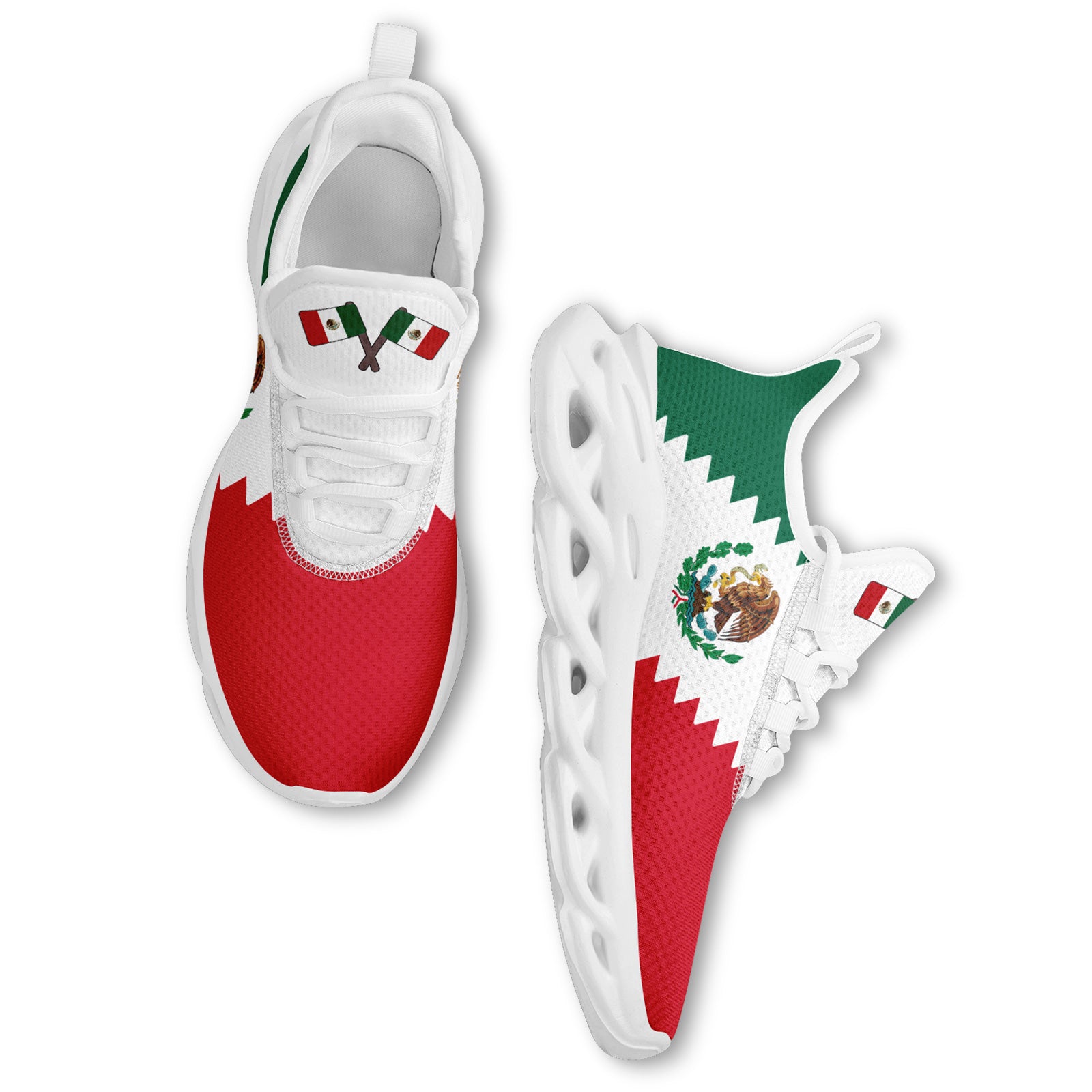 Custom 2026 World Cup Mexico Sneakers DIY Country Flag Running Shoes Lightweight Sport Shoes Gift for Football Fans Personalized Team Name and Logo FN003-F023045-3