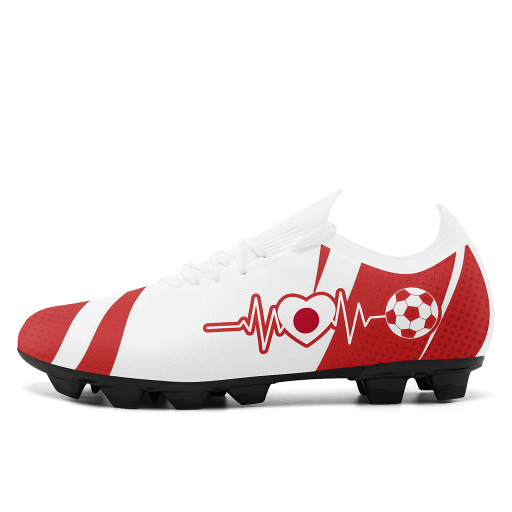 Custom Japan 2026 World Cup Sneakers DIY Country Flag Running Shoes Lightweight Sport Shoes Gift for Football Fans Personalized Team Name and Logo SC02-F025043-9