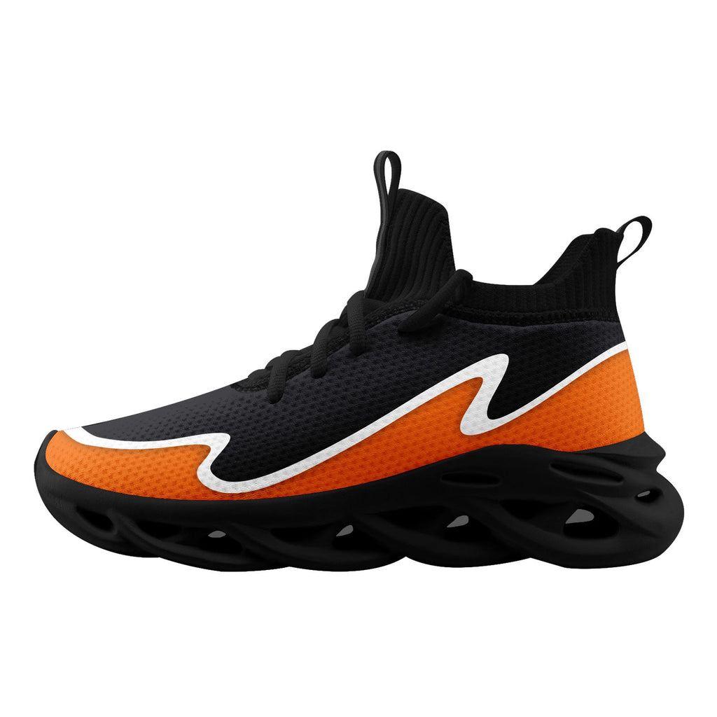 Custom Dark Gray Orange Maxsoul Shoes Personalized Sneaker FN030A-E020011-6