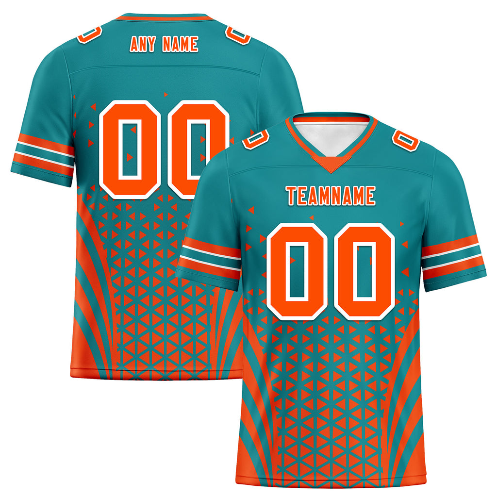 Custom Blue White Florida Personalized Authentic Football Jersey FBJ02-D023033-24