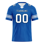 Custom Blue Classic Style Personalized Authentic Football Jersey FBJ02-bd0a700f
