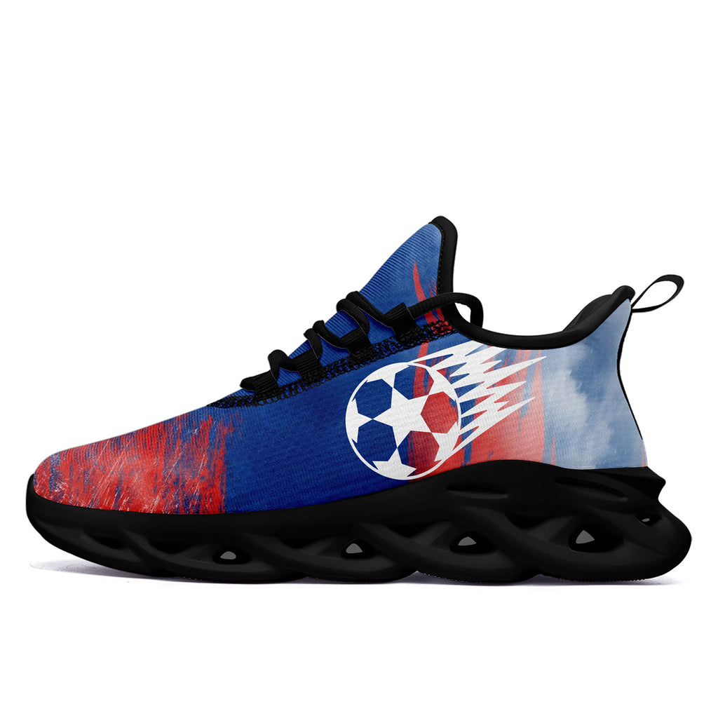 Custom France 2026 World Cup Sneakers DIY Country Flag Running Shoes Lightweight Sport Shoes Gift for Football Fans Personalized Team Name and Logo FN003-F025037-1