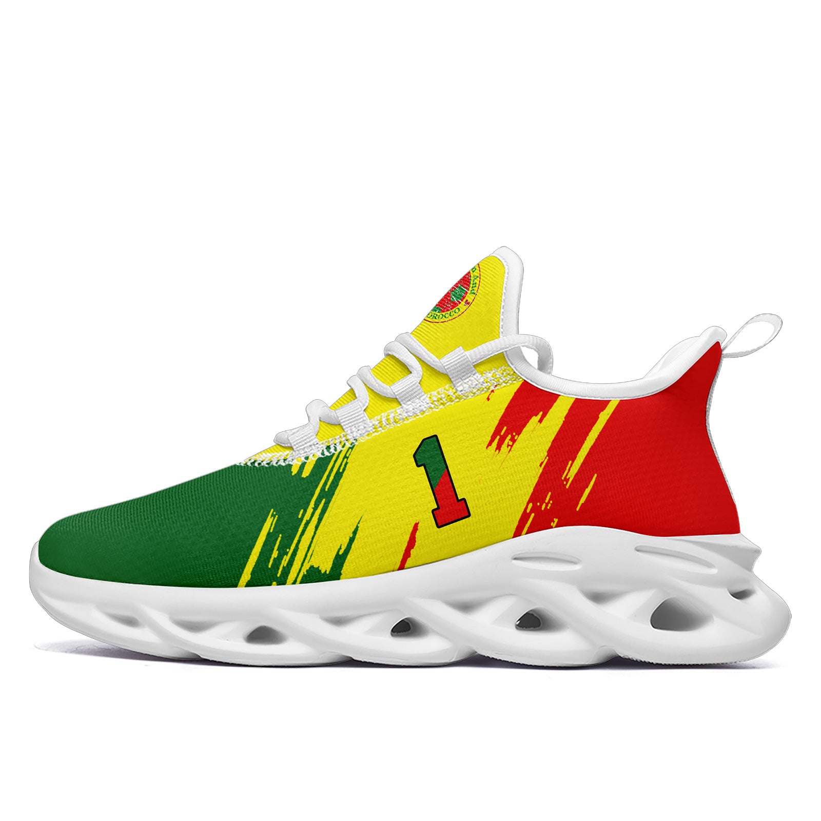 Custom 2026 World Cup Portugal Sneakers DIY Country Flag Running Shoes Lightweight Sport Shoes Gift for Football Fans Personalized Team Name and Logo FN003-F023081-9