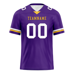 Custom Purple Classic Style Personalized Authentic Football Jersey FBJ02-bd0a7009