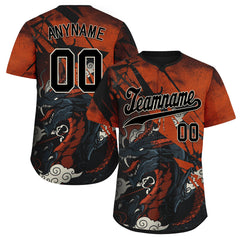 Custom Gothic Personalized Authentic Baseball Jersey BSBJ01-E06004