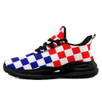 Custom Croatia 2026 World Cup Sneakers DIY Country Flag Running Shoes Lightweight Sport Shoes Gift for Football Fans Personalized Team Name and Logo FN079-F009105-2