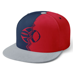 Custom Red Blue Massachusetts Hat Sport Design Cap Stitched Adjustable Personalized PR067B-D028017-29