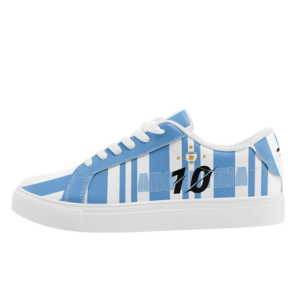 Custom 2026 World Cup Argentina Sneakers DIY Country Flag Running Shoes Lightweight Sport Shoes Gift for Football Fans Personalized Team Name and Logo FN023-F027051-5