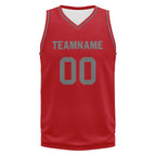 Custom Red Classic Style Sports Uniform Basketball Jersey BBJ01-D020105-1