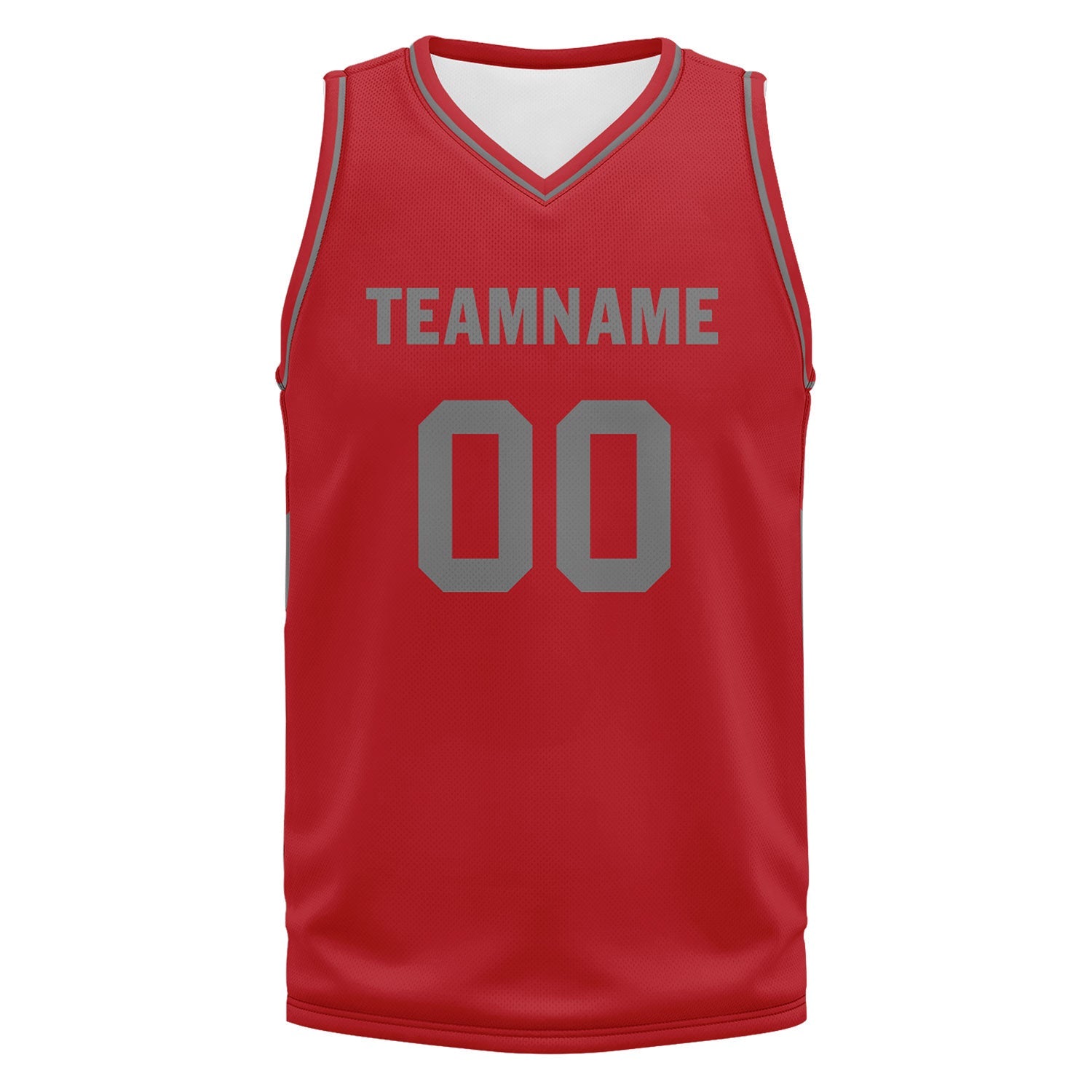 Custom Red Classic Style Sports Uniform Basketball Jersey BBJ01-D020105-1