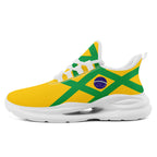 Custom 2026 World Cup Brazil Sneakers DIY Country Flag Running Shoes Lightweight Sport Shoes Gift for Football Fans Personalized Team Name and Logo FN079-F027049-4