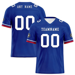 Custom Blue Buffalo Personalized Authentic Football Jersey FBJ02-D020263-4