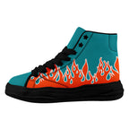 Custom Green Orange Miami Football Jersey and Firesoul Sports Shoes Combo Offer Personalized Combo ZH-D020273-24