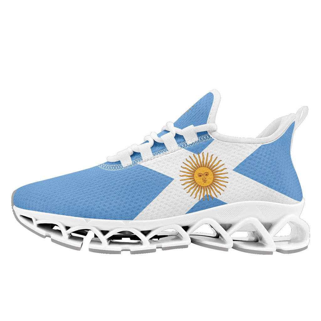 Custom 2026 World Cup Argentina Sneakers DIY Country Flag Running Shoes Lightweight Sport Shoes Gift for Football Fans Personalized Team Name and Logo FN003XD-F027046-3