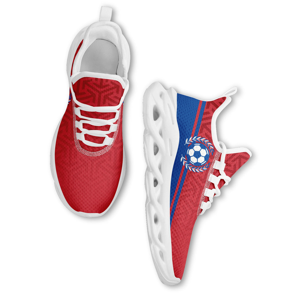 Custom South Korea 2026 World Cup Sneakers DIY Country Flag Running Shoes Lightweight Sport Shoes Gift for Football Fans Personalized Team Name and Logo FN003-F009130-4