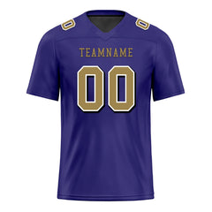 Custom Purple Baltimore Personalized Authentic Football Jersey FBJ02-E0601-3