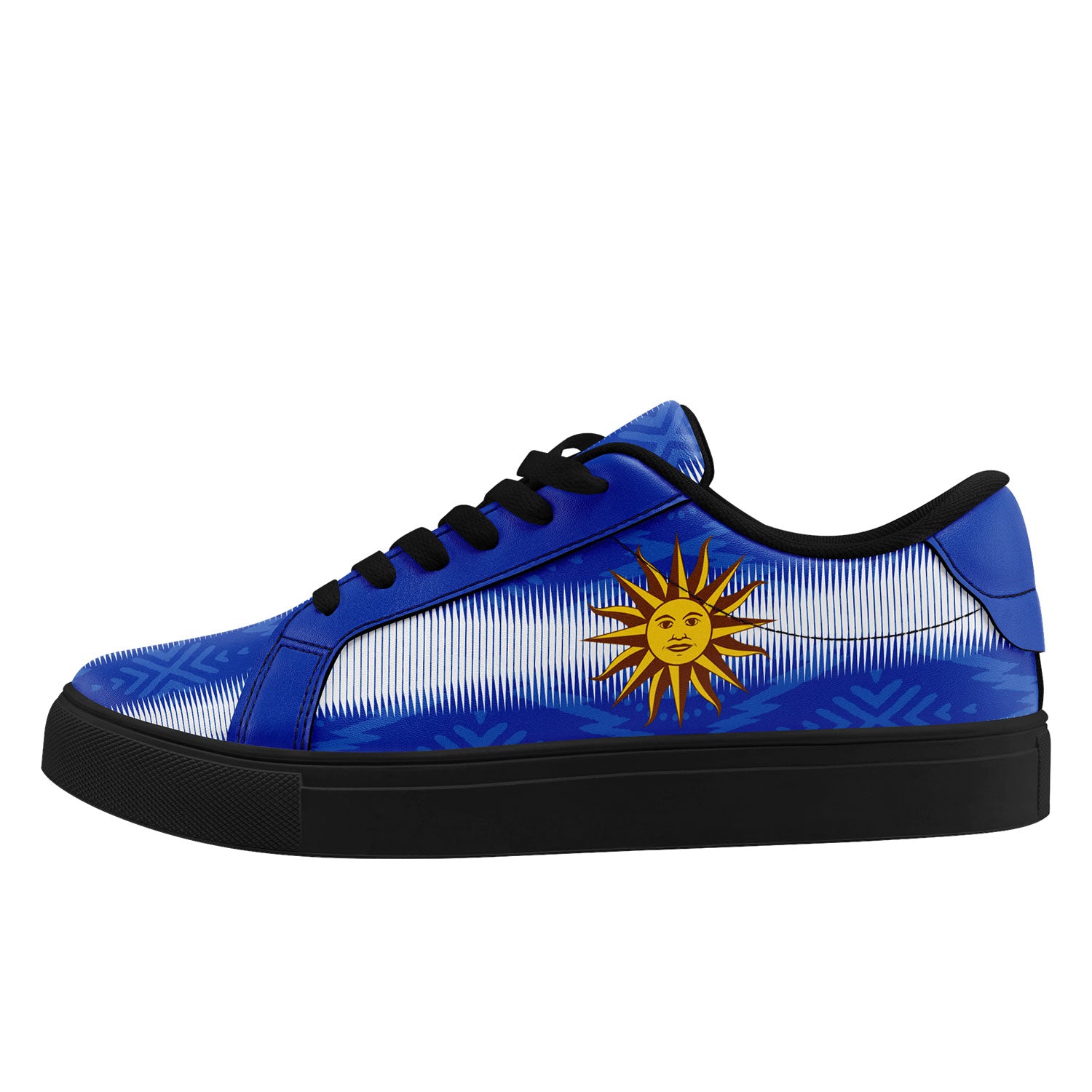 Custom Uruguay 2026 World Cup Sneakers DIY Country Flag Running Shoes Lightweight Sport Shoes Gift for Football Fans Personalized Team Name and Logo FN023-F009096-1