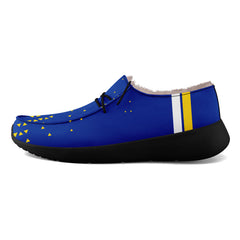 Custom Blue Yellow Los Angeles Shoes Personalized Sneaker FN042-D020279-15