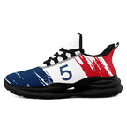 Custom France 2026 World Cup Sneakers DIY Country Flag Running Shoes Lightweight Sport Shoes Gift for Football Fans Personalized Team Name and Logo FN079-F020045-1