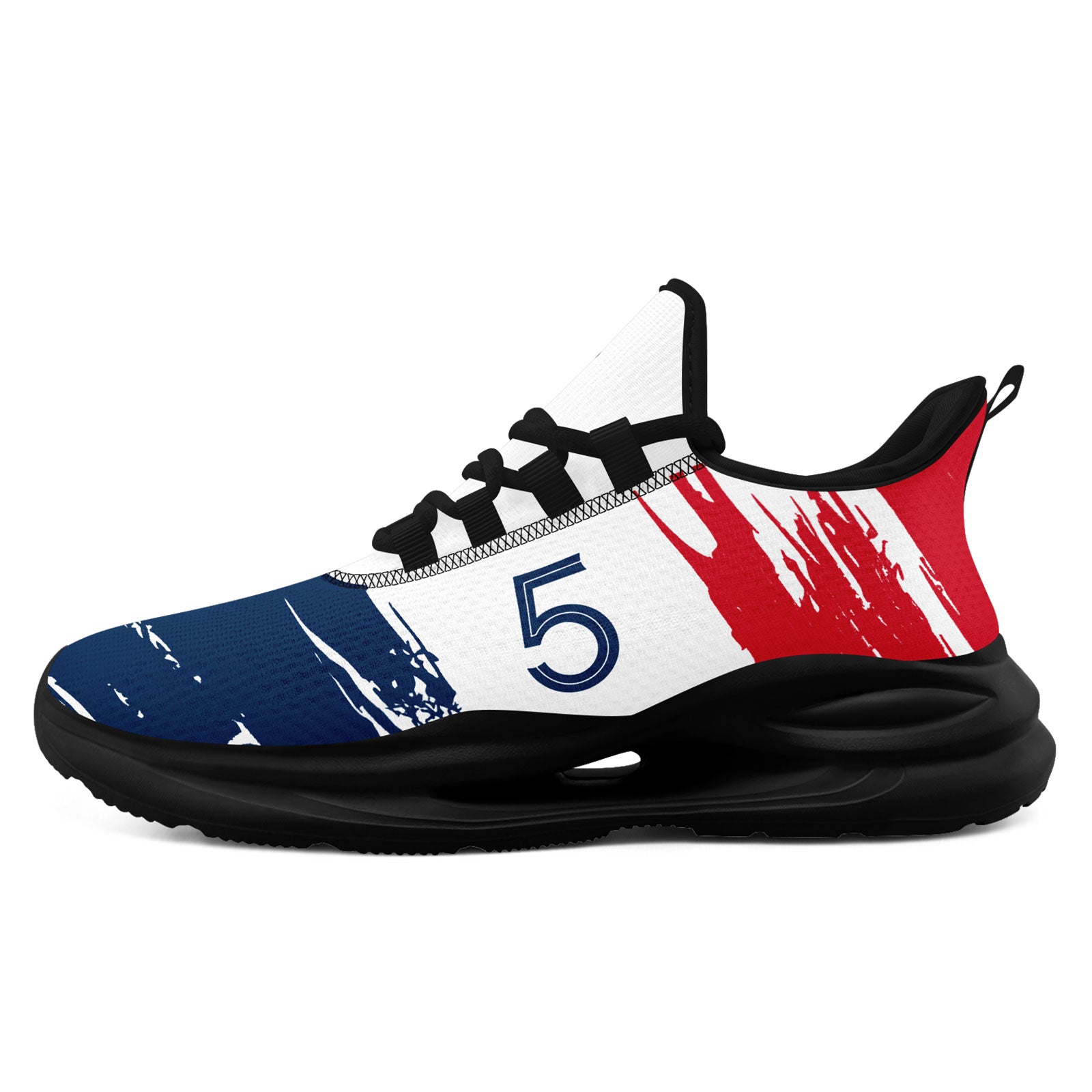 Custom France 2026 World Cup Sneakers DIY Country Flag Running Shoes Lightweight Sport Shoes Gift for Football Fans Personalized Team Name and Logo FN079-F020045-1