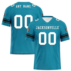 Custom Green Jacksonville Personalized Authentic Football Jersey FBJ02-D020256-25