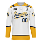 Custom White Green Personalized Hockey Jersey HCKJ01-D0a70ca