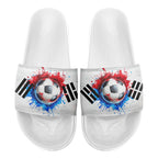 Custom South Korea 2026 World Cup Sneakers DIY Country Flag Running Shoes Lightweight Sport Shoes Gift for Football Fans Personalized Team Name and Logo FN056-F009108-5