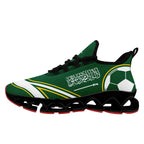 Custom Saudi Arabia 2026 World Cup Sneakers DIY Country Flag Running Shoes Lightweight Sport Shoes Gift for Football Fans Personalized Team Name and Logo FN003XD-F009100-4