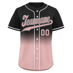 Custom Black Pink Fade Fashion Personalized Authentic Baseball Jersey BSBJ01-D0a70d9