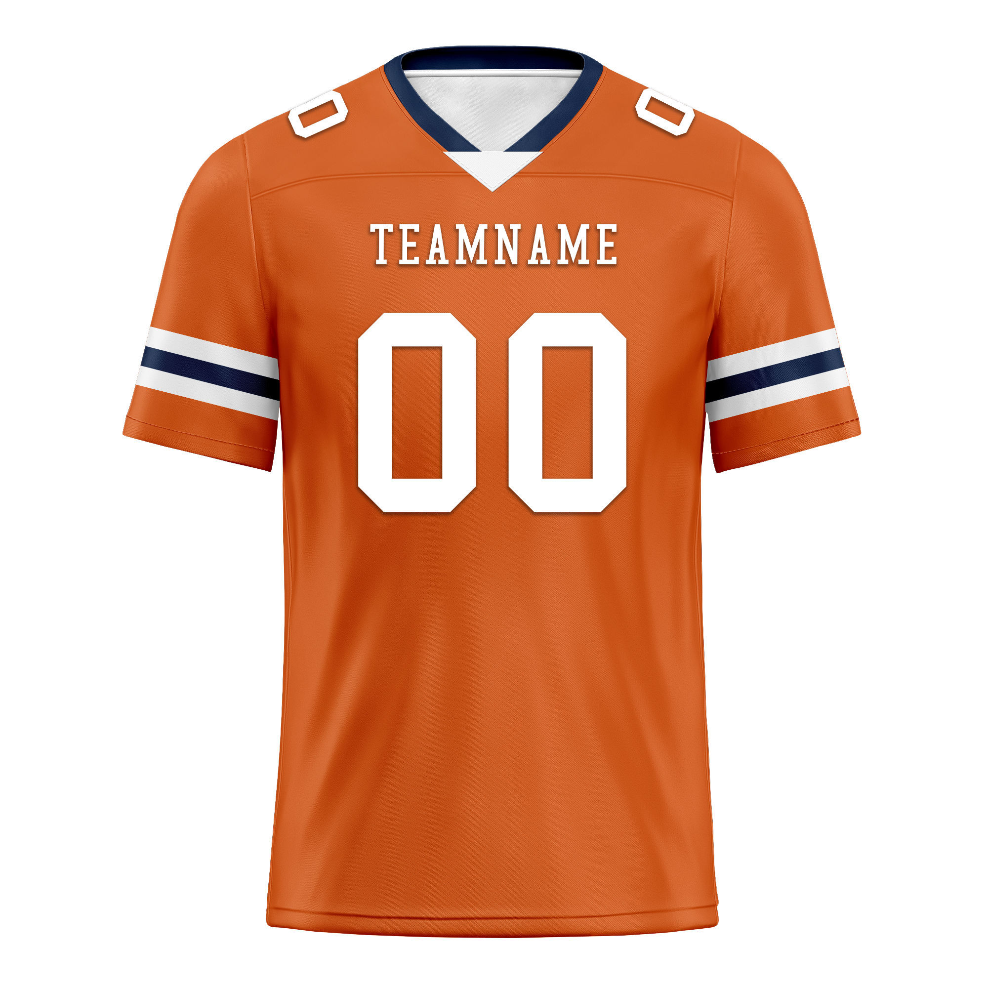 Custom Orange Classic Style Personalized Authentic Football Jersey FBJ02-bd0a70b8